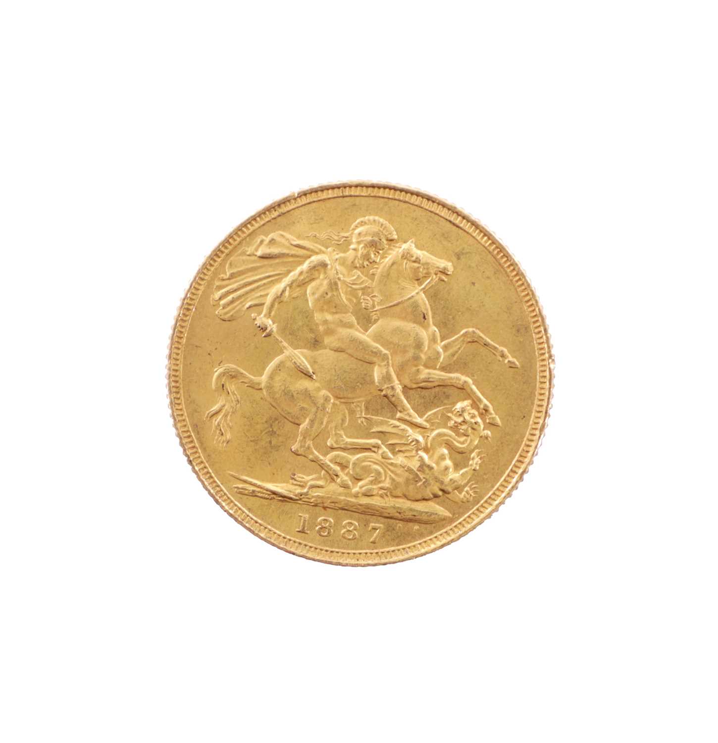Lot 207 - A VICTORIA 1887 SOVEREIGN