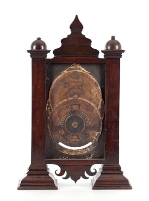 Lot 766 - A GEORGE II MAHOGANY PERPETUAL ALMANAC