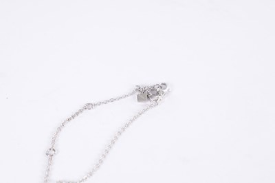 Lot 224 - A MAISON BIRKS DIAMOND BARREL NECKLACE AND EARRINGS SET