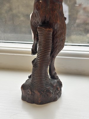 Lot 738 - AN 18TH CENTURY FLEMISH CARVED FRUITWOOD FIGURAL SCULPTURE OF YOUNG BACCHUS AND A FAUN