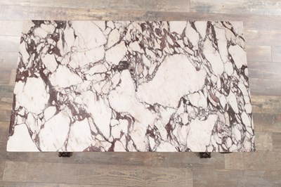 Lot 1293 - A GOOD GEORGE II MAHOGANY SIDE TABLE