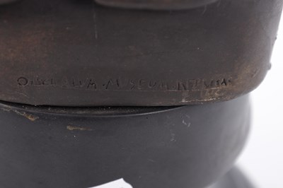 Lot 638 - A 19TH CENTURY BRONZED METAL BUST OF MICHELANGELO BUONARROTI