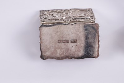 Lot 152 - TWO SILVER PATCH BOXES
