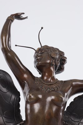 Lot 646 - RICHARD THUSS (d. 1945) AN EARLY 20TH CENTURY PATINATED AUSTRIAN COLD PAINTED BRONZE SCULPTURE