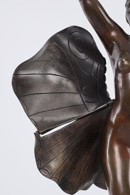 Lot 646 - RICHARD THUSS (d. 1945) AN EARLY 20TH CENTURY PATINATED AUSTRIAN COLD PAINTED BRONZE SCULPTURE