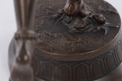 Lot 646 - RICHARD THUSS (d. 1945) AN EARLY 20TH CENTURY PATINATED AUSTRIAN COLD PAINTED BRONZE SCULPTURE