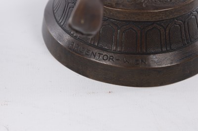 Lot 646 - RICHARD THUSS (d. 1945) AN EARLY 20TH CENTURY PATINATED AUSTRIAN COLD PAINTED BRONZE SCULPTURE