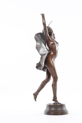 Lot 646 - RICHARD THUSS (d. 1945) AN EARLY 20TH CENTURY PATINATED AUSTRIAN COLD PAINTED BRONZE SCULPTURE