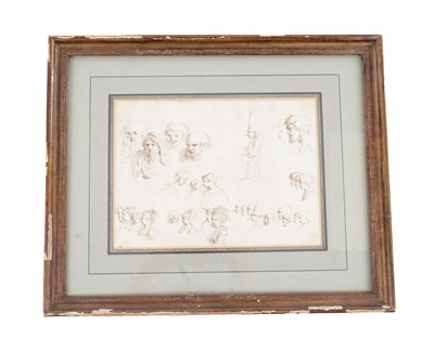 Lot 907 - CONTE FRANCESCO ALGAROTTI (VENICE 1712- PISA 1764). A STUDY OF CHARACTER HEAD'S