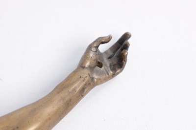 Lot 522 - A 17/18TH CENTURY BRONZE SCULPTURE CORPUS CHRISTI OF JESUS CHRIST CRUCIFIED