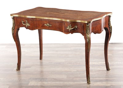 Lot 1221 - A LATE 19TH CENTURY FRENCH ORMOLU MOUNTED AND KINGWOOD LADIES WRITING DESK