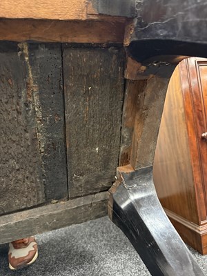 Lot 1193 - IN THE MANNER OF ANDRE-CHARLES BOULLE (1642-1732) A REGENCY FRENCH ORMOLU MOUNTED BOULLE EBONY VENEERED FRENCH COMMODE