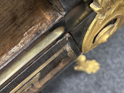 Lot 1193 - IN THE MANNER OF ANDRE-CHARLES BOULLE (1642-1732) A REGENCY FRENCH ORMOLU MOUNTED BOULLE EBONY VENEERED FRENCH COMMODE