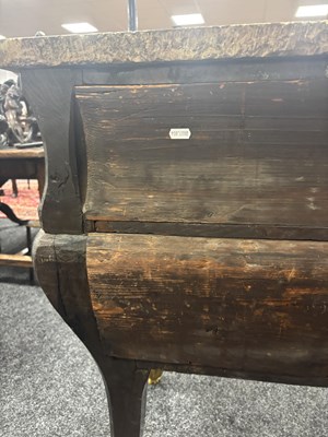 Lot 1193 - IN THE MANNER OF ANDRE-CHARLES BOULLE (1642-1732) A REGENCY FRENCH ORMOLU MOUNTED BOULLE EBONY VENEERED FRENCH COMMODE