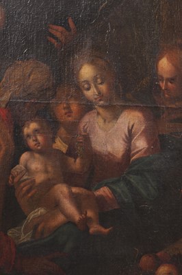 Lot 853 - A 17TH CENTURY ITALIAN OIL ON CANVAS