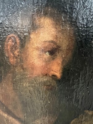 Lot 853 - A 17TH CENTURY ITALIAN OIL ON CANVAS
