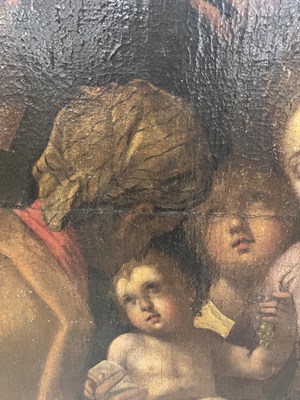 Lot 853 - A 17TH CENTURY ITALIAN OIL ON CANVAS