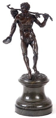 Lot 498 - B. ROTH, FREN.
 A LATE 19th CENTURY PATINATED...