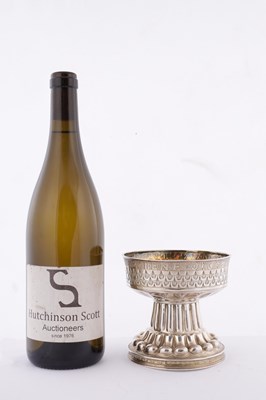 Lot 62 - A SILVER 'MEDIEVAL' PEDESTAL BOWL