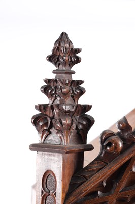 Lot 1049 - W. ROSKELL & CO. LIVERPOOL. A LARGE LATE 19TH CENTURY OAK TRIPLE FUSEE CHIMING BRACKET CLOCK