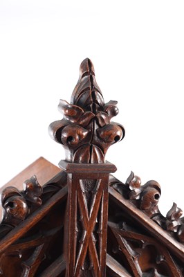 Lot 1049 - W. ROSKELL & CO. LIVERPOOL. A LARGE LATE 19TH CENTURY OAK TRIPLE FUSEE CHIMING BRACKET CLOCK