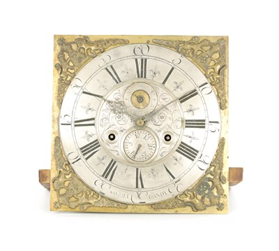 Lot 946 - AN UNUSUAL 18TH CENTURY LONGCASE MOVEMENT BY SAMUEL GANDY, COCKERMOUTH