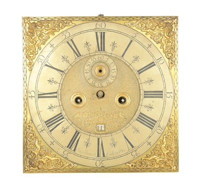 Lot 1033 - SMORTHWAITE, COLCHESTER. A LATE 17TH CENTURY LONGCASE CLOCK MOVEMENT