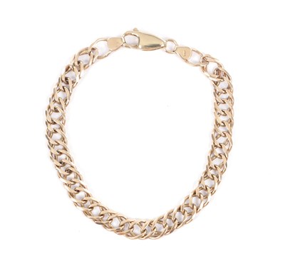 Lot 271 - A 9CT YELLOW GOLD CHAIN BRACELET