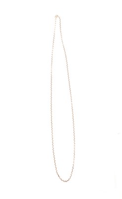 Lot 239 - A 9CT ROSE GOLD CHAIN NECKLACE