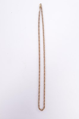 Lot 208 - A 9CT ROSE GOLD CHAIN NECKLACE