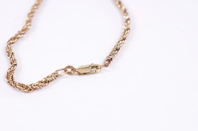 Lot 208 - A 9CT ROSE GOLD CHAIN NECKLACE