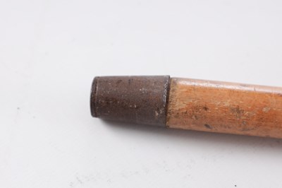 Lot 14 - A LATE 19TH CENTURY TIPPLER'S WALKING STICK