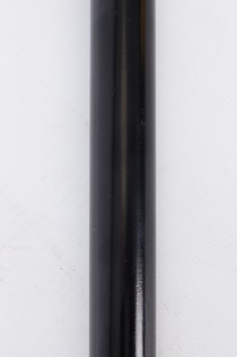 Lot 804 - AN EARLY 20TH CENTURY SWEDISH SILVER CROOK HANDLE WALKING STICK