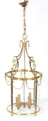 Lot 507 - A 20TH CENTURY CIRCULAR HANGING LANTERN with...