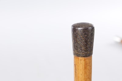 Lot 802 - TWO EARLY 20TH CENTURY MALACCA WALKING STICKS