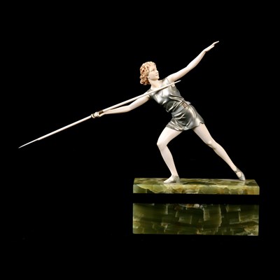 Lot 508 - FERDINAND PREISS (1882 - 1943).
 JAVELIN...