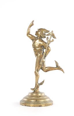Lot 536 - A 20TH CENTURY BRONZE SCULPTURE OF FLYING MERCURY