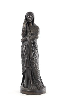 Lot 636 - A 19TH CENTURY ITALIAN FIGURAL BRONZE SCULPTURE
