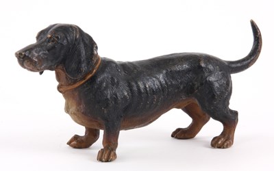 Lot 512 - A LATE 19TH CENTURY COLD PAINTED BRONZE...