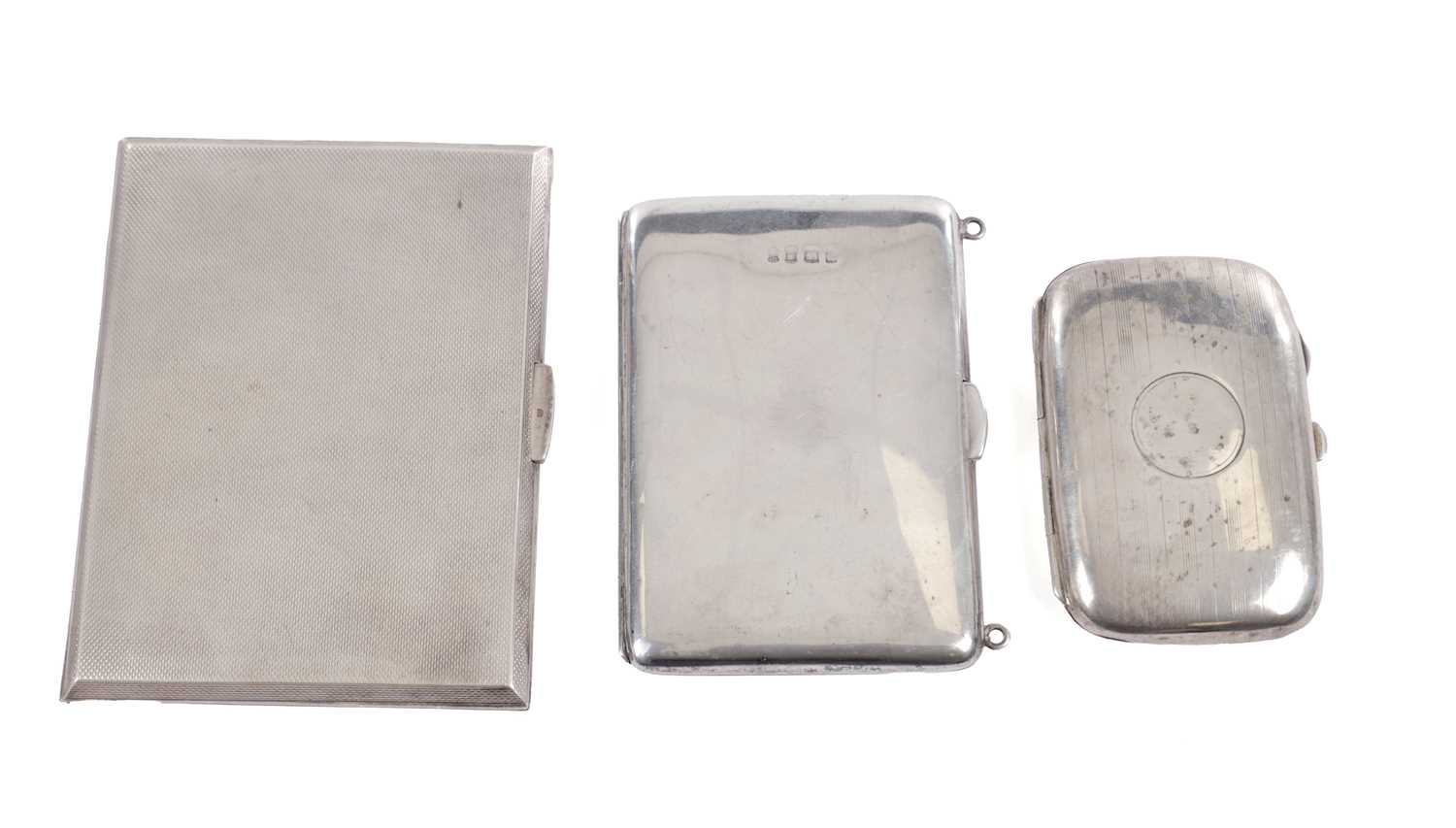 Lot 47 - A COLLECTION OF EDWARDIAN SILVER CASES