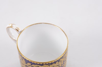 Lot 388 - A PAIR OF ROYAL CROWN DERBY COFFEE CANS AND SAUCERS