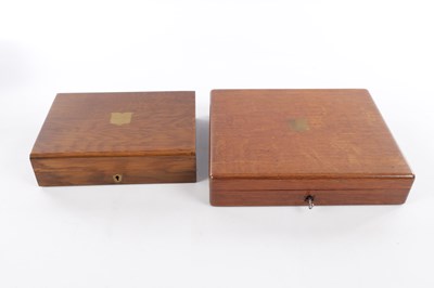 Lot 239 - TWO CASED DESSERT CANTEENS OF CUTLERY