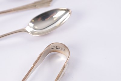 Lot 282 - TWO CASED SETS OF SILVER FLATWARE