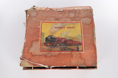 Lot 51 - A BOXED HORNBY O GAUGE LOCOMOTIVE TRAIN SET