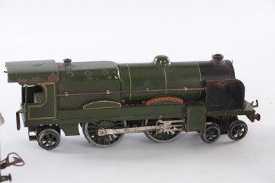Lot 51 - A BOXED HORNBY O GAUGE LOCOMOTIVE TRAIN SET