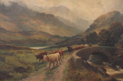 Lot 896 - HARALD R. HALL (BRITISH, 1866-1902) A LARGE 19TH CENTURY OIL ON CANVAS
