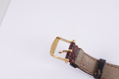 Lot 301 - A BREGUET REFERENCE 8670 LADY'S 18CT GOLD WRISTWATCH ON CROCODILE STRAP