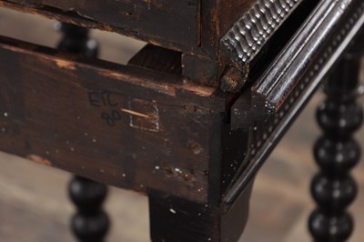 Lot 1126 - A FINE 17TH CENTURY ANTWERP TORTOISESHELL AND EBONY CABINET ON LATER STAND