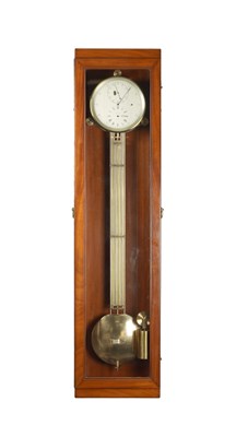 Lot 1091 - A RARE OBSERVATORY WALL MOUNTED REGULATOR CLOCK BY AUGUSTE FENON.(1843-1913)