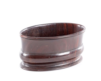Lot 720 - A 17TH CENTURY ENGLISH LIGNUM VITAE BOWL
